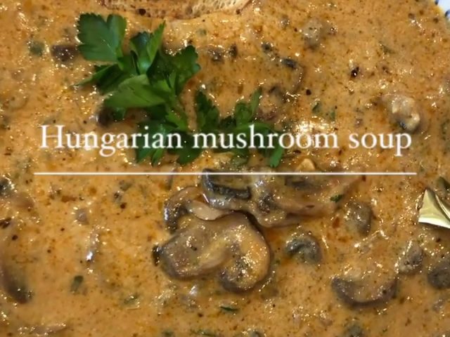 Hungarian Mushroom Soup