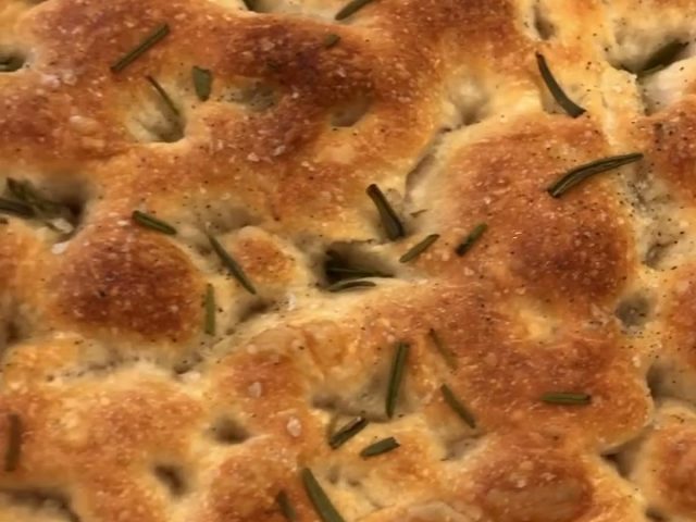 overnight fridge rosemary focaccia