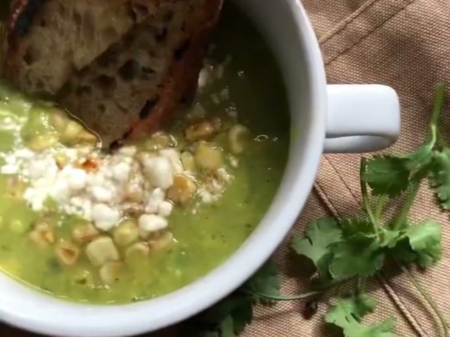 corn avocado soup
