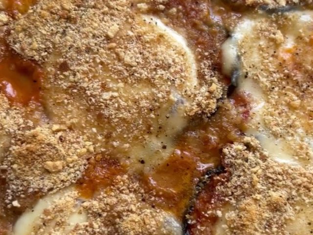 skinnier eggplant parmigiana