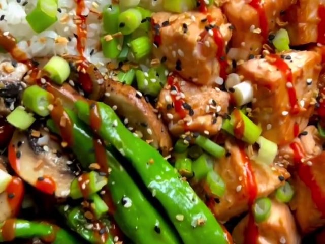 Citrus Miso Salmon Bowl