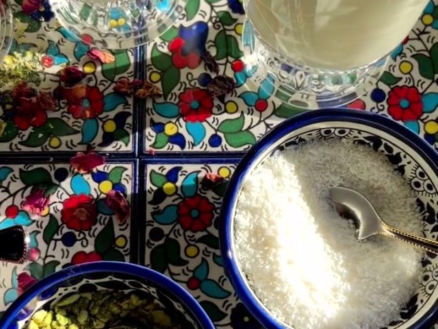 Sahlab a thickened milk drink
