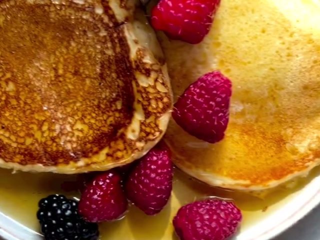 ♥️Lemon ricotta pancakes ♥️
