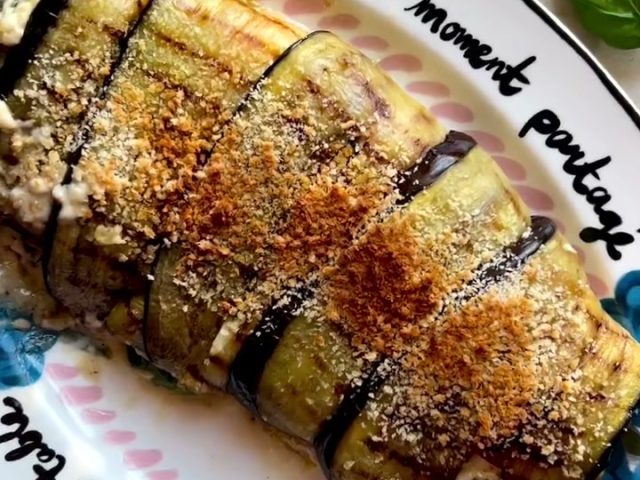 Roasted Eggplant Wrap