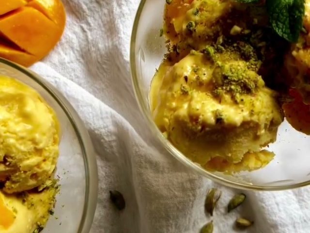 Mango Lassi cottage ice cream