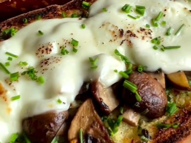 Open face French bread
