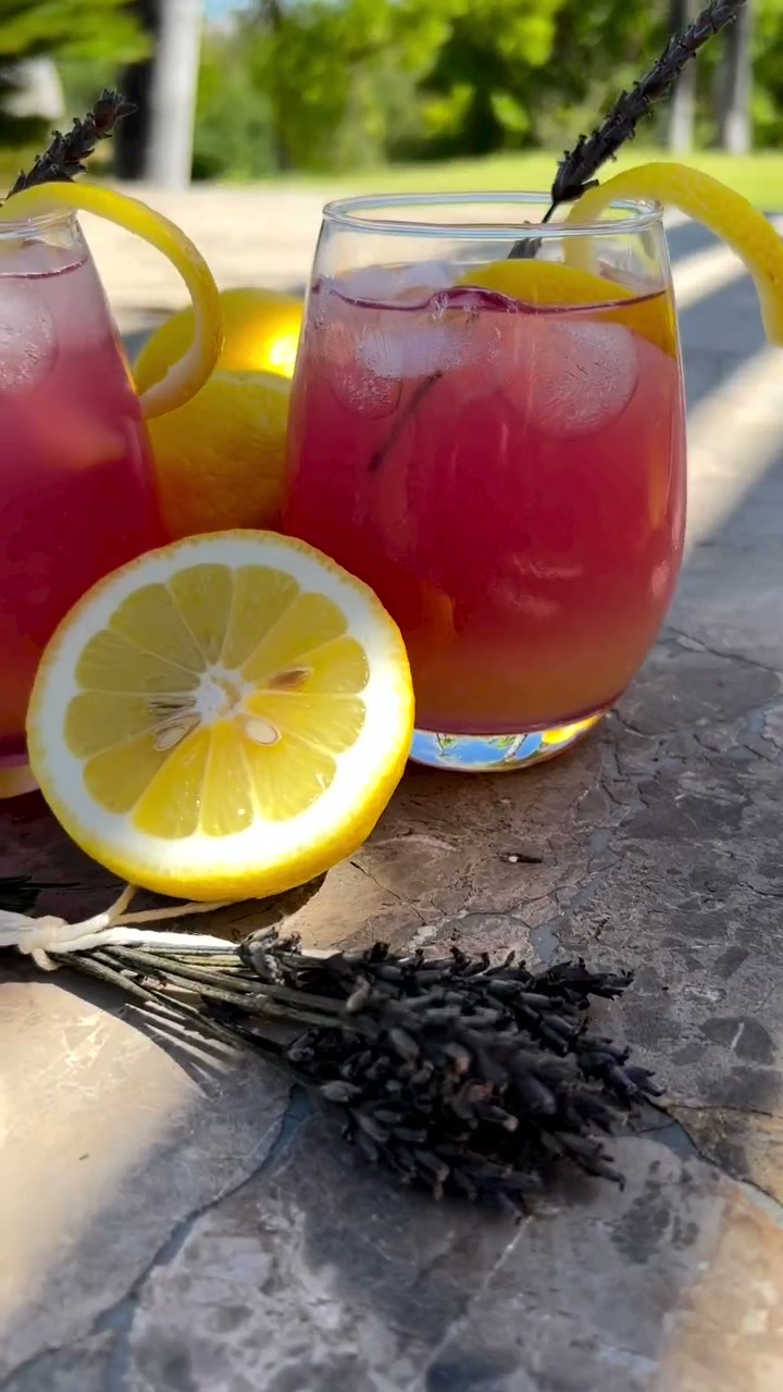 Lavender tea lemonade