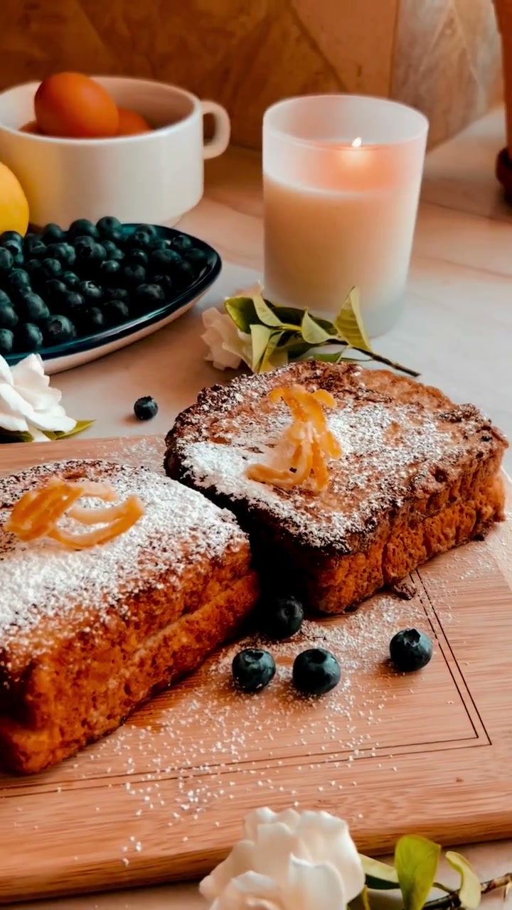 Clotted Cream-Stuffed French Toast