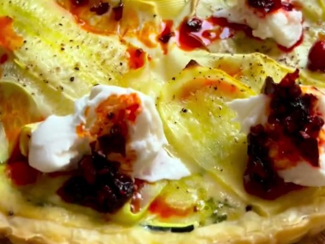 Zucchini tart