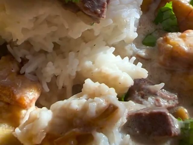 Eggplant in yogurt sauce/ m’nazalet badinjan/ منزلة باذنجان