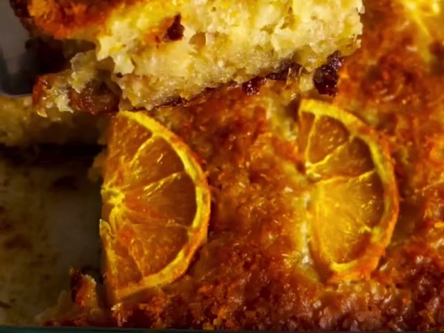 Portokalopita / Greek orange filo cake