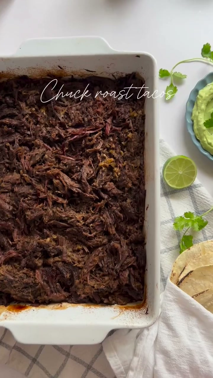 Chuck roast tacos
