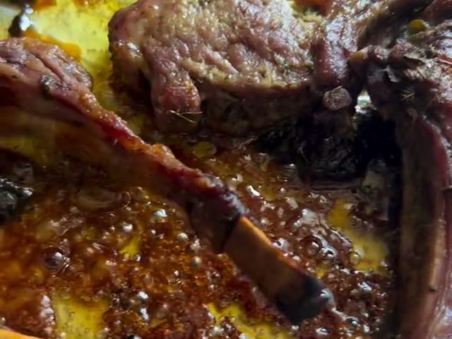 Oven lamb chops