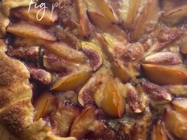 Fig plum Brie gallete