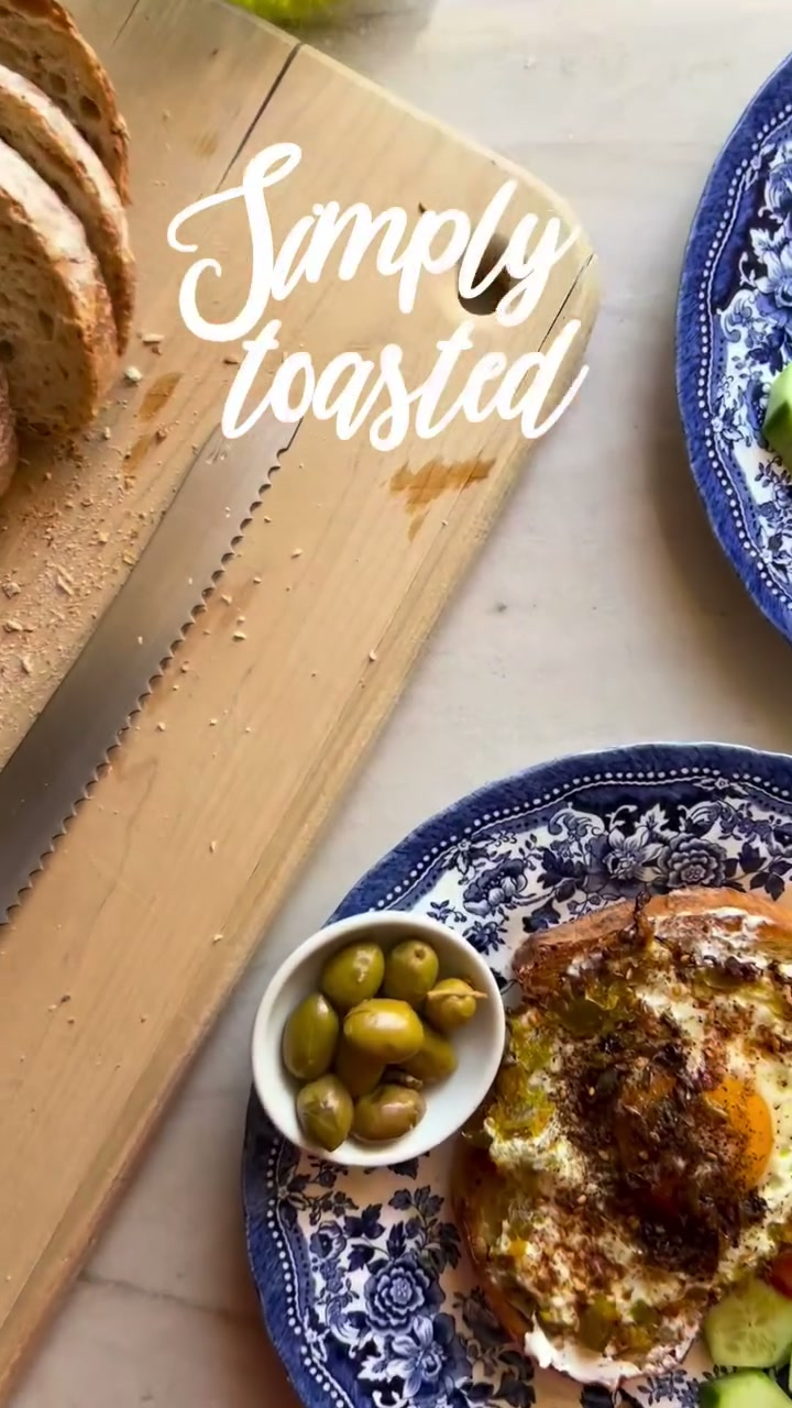 Shata Fried Egg and Labneh Toast