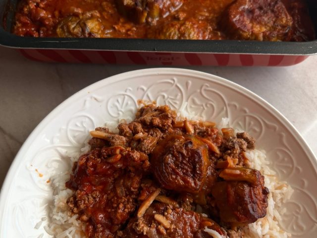 Palestinian Moussaka ~ مسقعة باذنجان