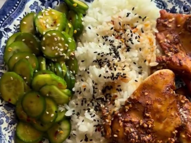 Asian cucumber salad