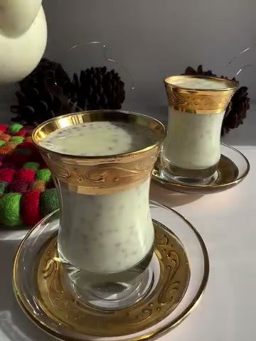 Red seed hot custard drink ☕️