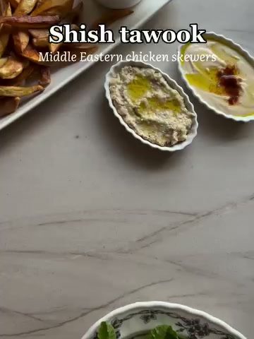 Shish tawook / middle eastern chicken skewers