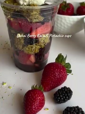 Berry Kataifi Cups