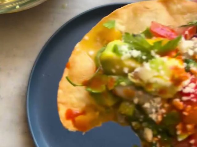 Shrimp Ceviche Tostada