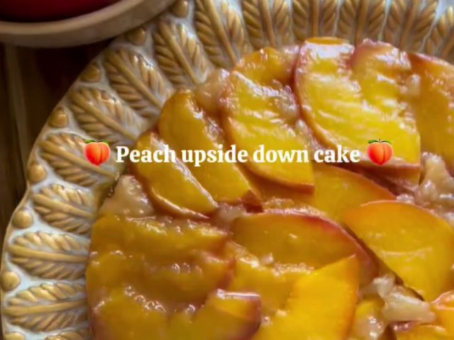Peach Upside Down Cake