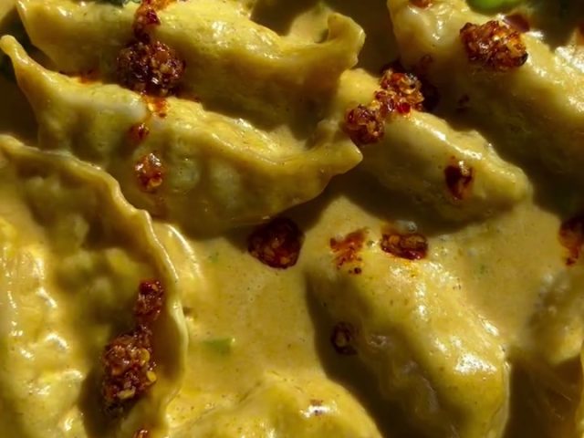 Coconut Curry Chicken Gyoza