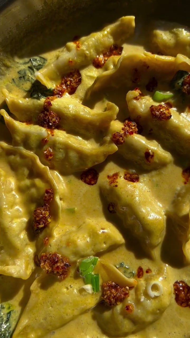 Coconut Curry Chicken Gyoza