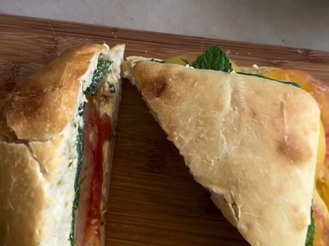 Tomato Whipped Butter Sandwich