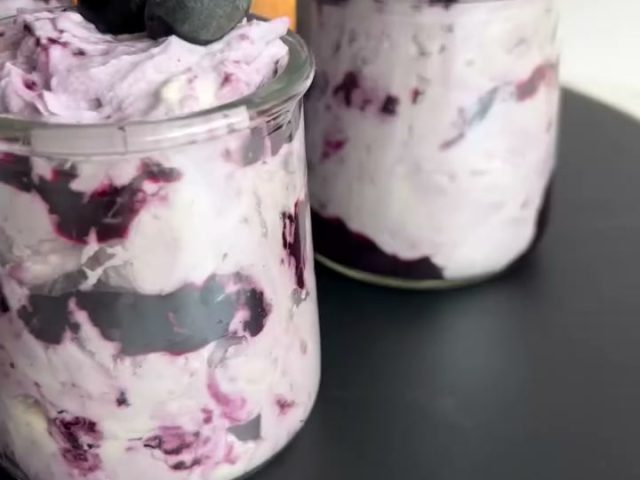 Blueberry Mascarpone Cups
