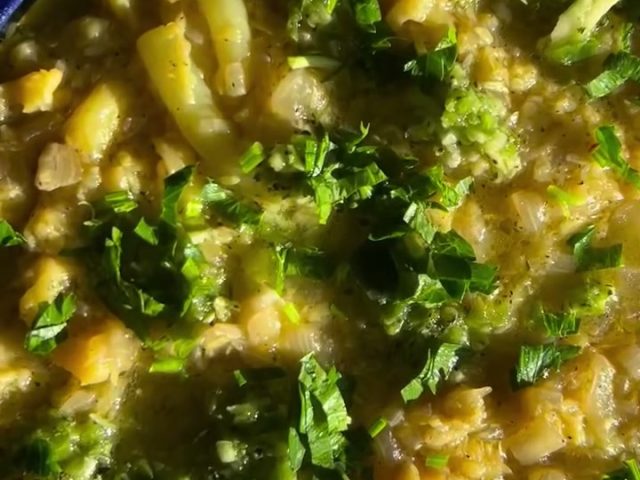 Palestinian Sautéed Koosa Cores