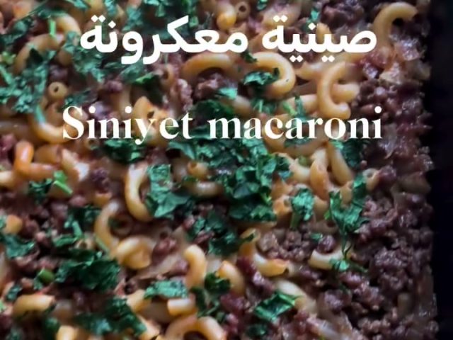 Siniyet Macaroni