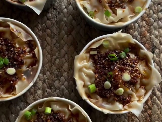 The viral wonton lasagna