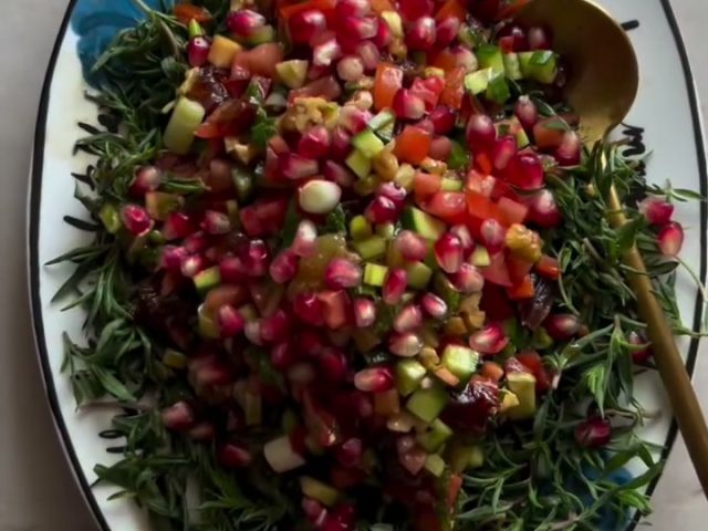 Marzeh/summer savory salad