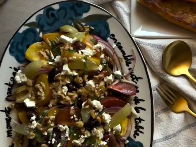 Summer Heirloom Tomato Salad