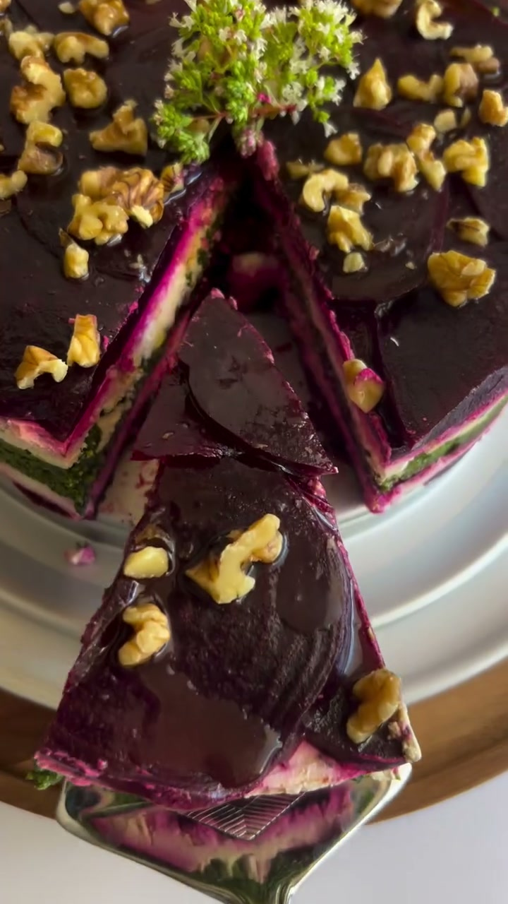 Beet and Goat Cheese Terrine