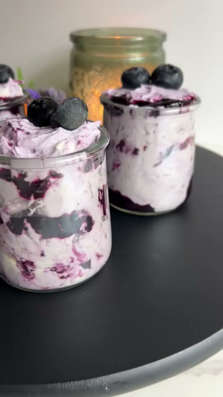 Blueberry Mascarpone Cups