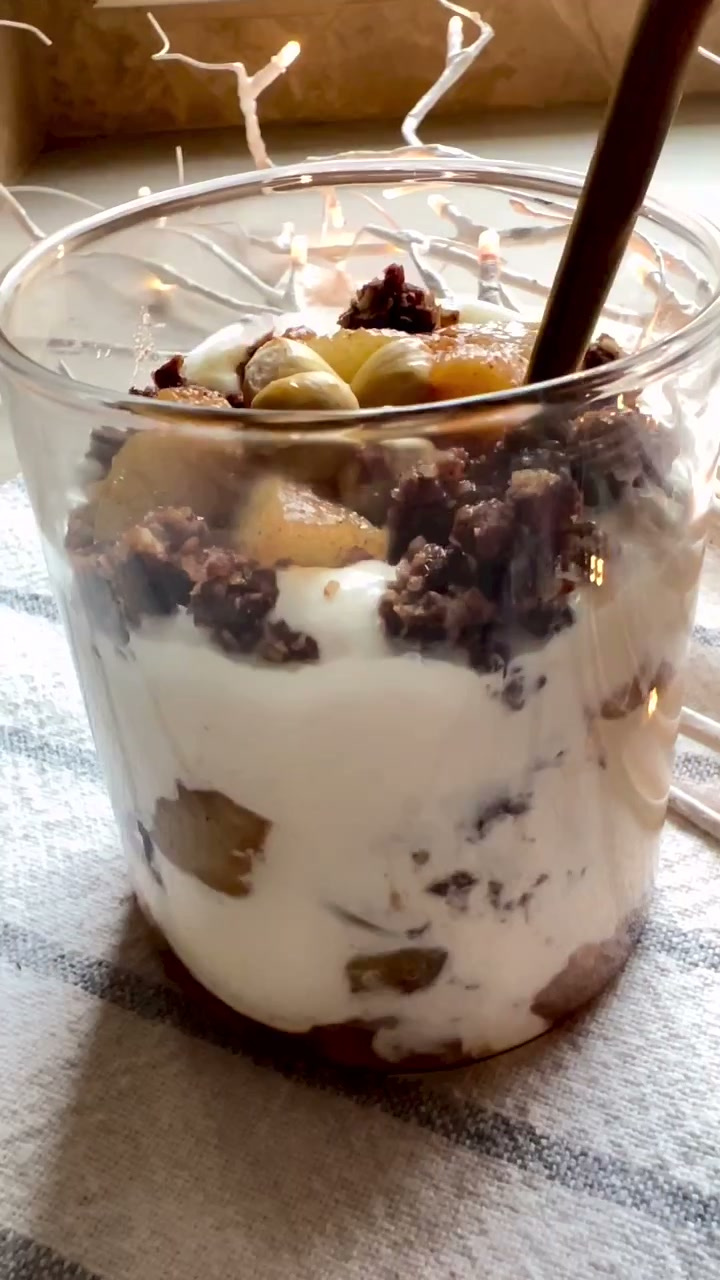 Chestnut Pear Parfait
