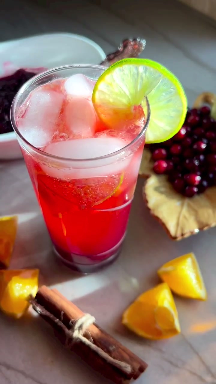 Cranberry Elixir Mocktail