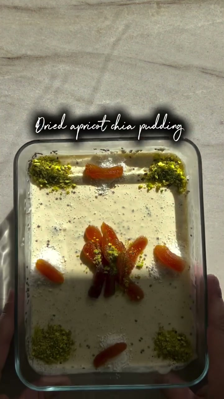 Dried Apricot Chia Pudding