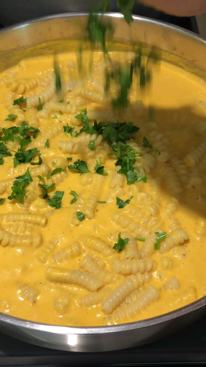 Fusilli with Creamy Roasted Vegetable Sauce