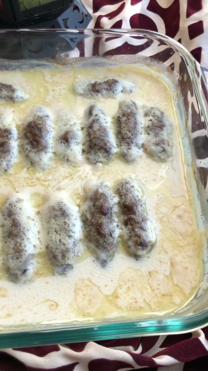 Kafta with Tahini Sauce ~ كفتة بطحينه