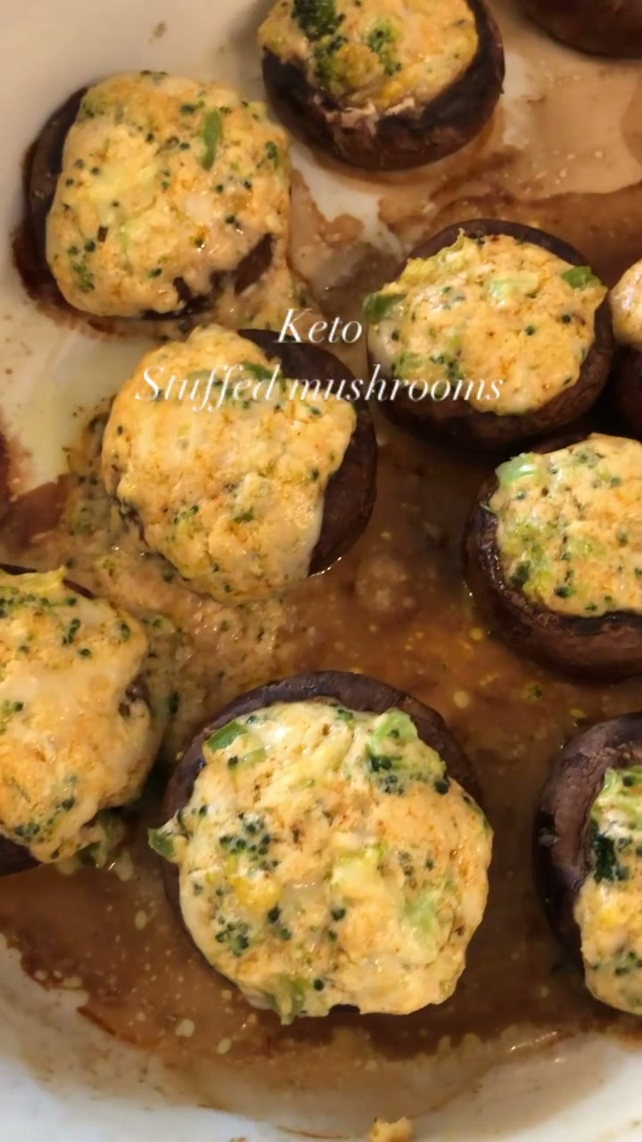 Keto Stuffed Mushrooms