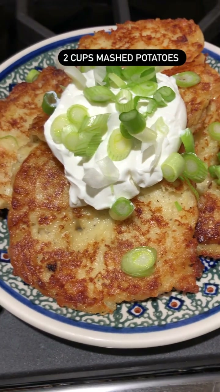 Leftover Mashed Potatoes Pancakes