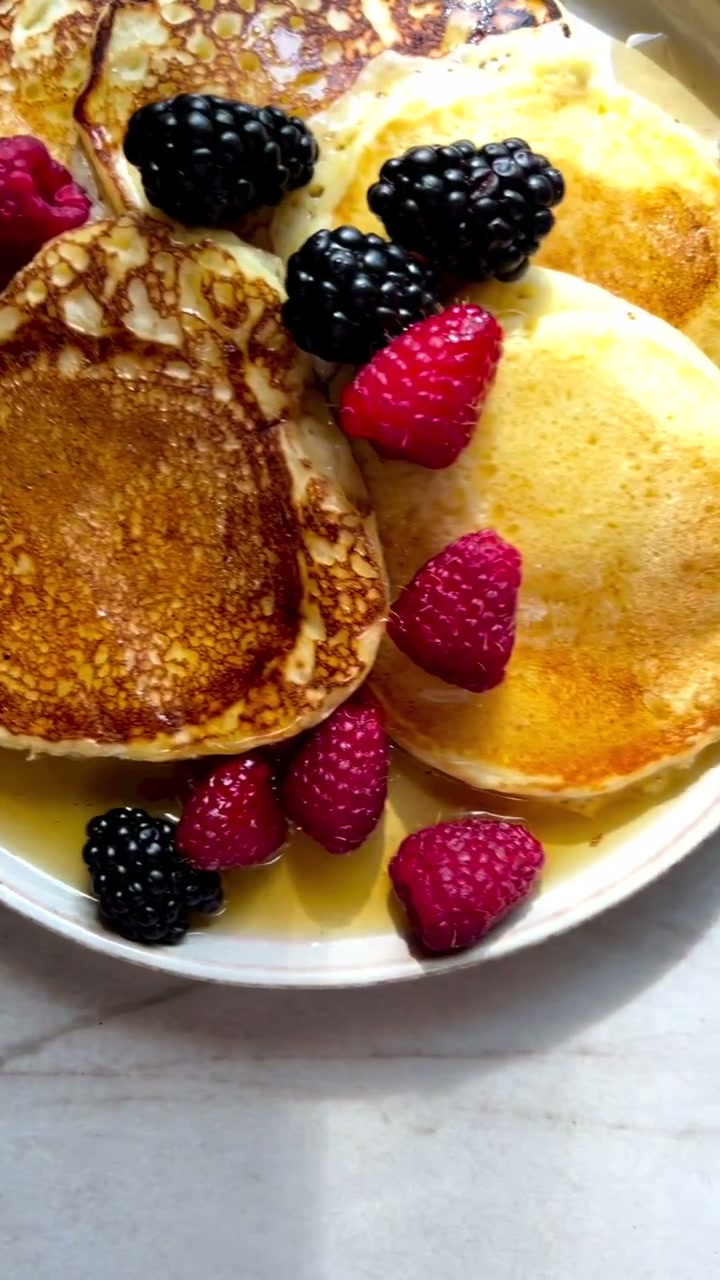 ♥️Lemon Ricotta Pancakes ♥️