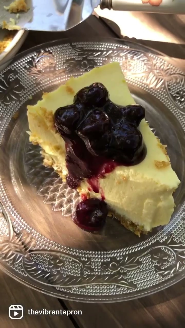 Middle Eastern No Bake Lemon Cheese Cake