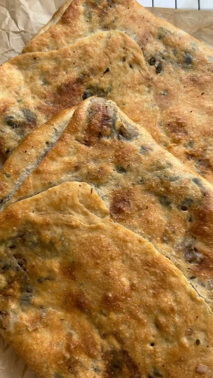 Mutabak Za’atar ~ مطبق زعتر اخضر