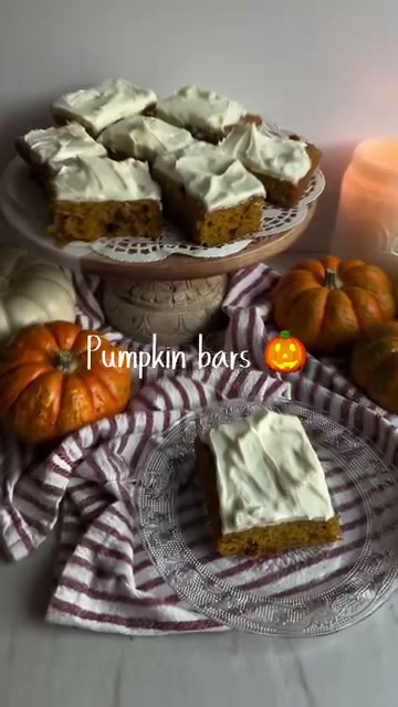One-Bowl Pumpkin Cake Bars