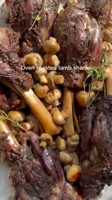 Oven Slow Roasted Lamb
