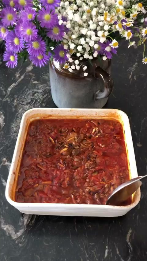 Palestinian Moussaka ~ مسقعة باذنجان